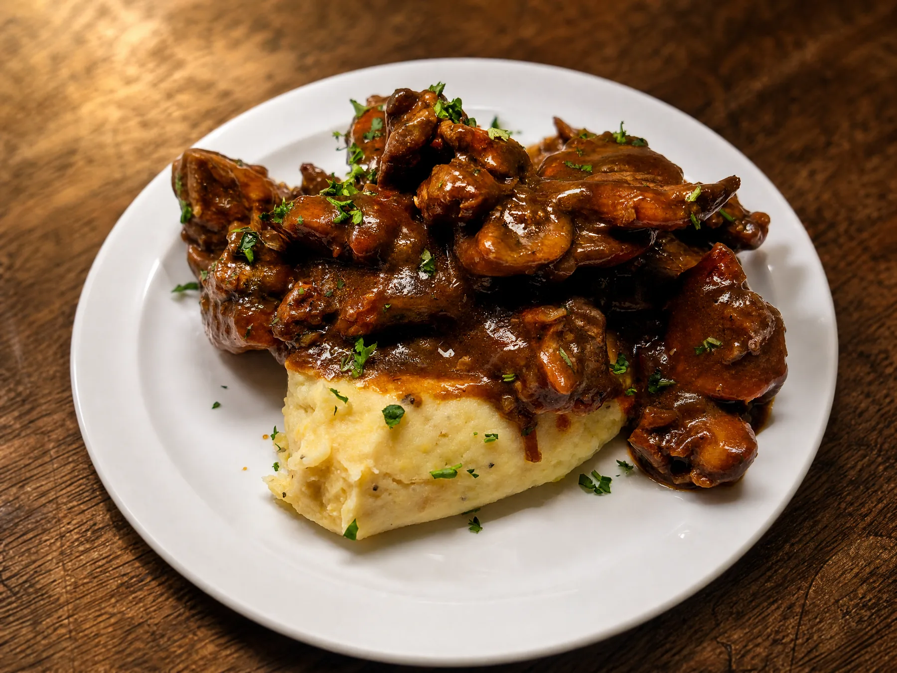 Brown Stewed Chicken Boneless