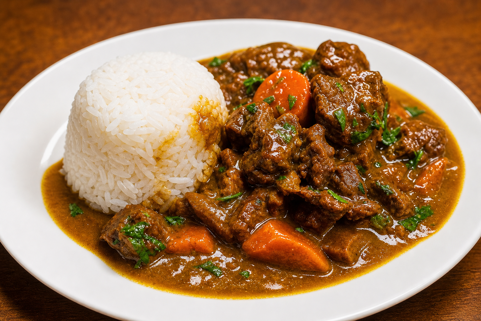 Curry Goat and Rice