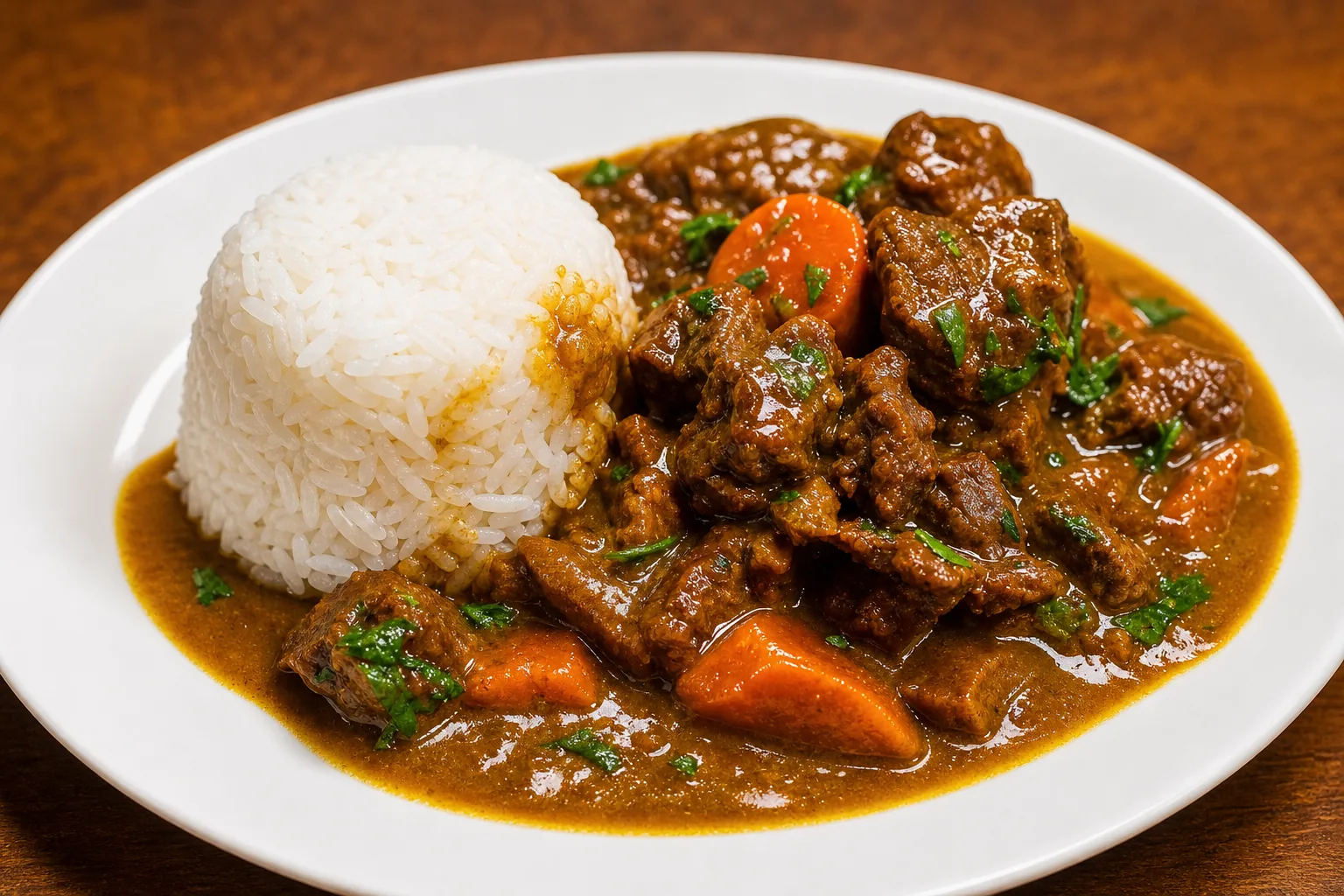 Curry Goat and Rice