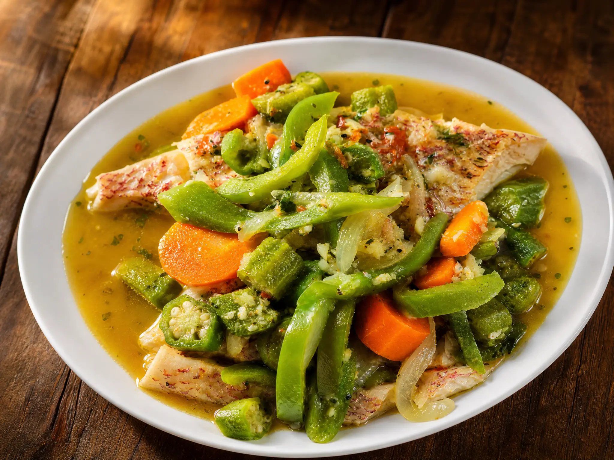 Steamed Red Snapper